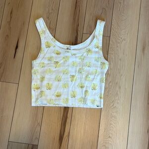 Billabong Yellow Palm Tank Top